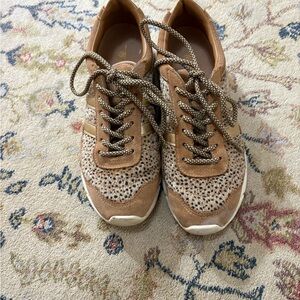 Gola Eclipse Women's Leopard Print Brown Sneakers 8